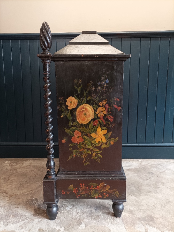 A Victorian Black Painted Cabinet (6).jpg